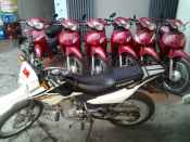  , Roadshow Red Honda Wave alpha